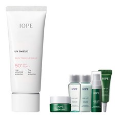 아이오페 UV쉴드 선톤업 베이스 60ml + 아모레퍼시픽 기초케어 3종, 혼합 색상, 1세트