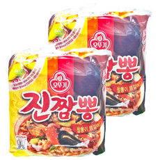 OTTOGI 不倒翁 韓國境內版 金螃蟹海鮮風味拉麵 130g, 8包