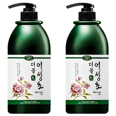 Doublemo 魚腥草花香強健髮根洗髮精, 1L, 2瓶