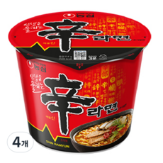 신라면 큰사발면 114g, 4개