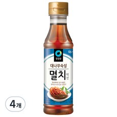 청정원 대나무숙성 멸치액젓, 500g, 4개