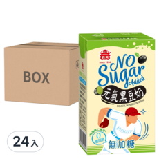 義美 無糖元氣黑豆奶, 250ml, 24入