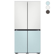 [색상선택형] 삼성전자 비스포크 4도어 프리스탠딩 냉장고 875L 방문설치, RF85C90F1AP