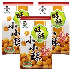 Want-Want 旺旺 小小酥米果綜合包, 解饞小點 兩種風味, 150g, 3袋