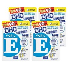 DHC 維他命E 90日份, 抗氧化，減少自由基產生，保護細胞健康, 90顆, 30.6g, 4包