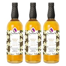 포모나 바닐라 시럽, 1L, 3개 1000ml, 3개
