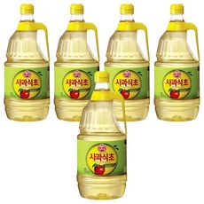오뚜기 사과식초, 1.8L, 5개