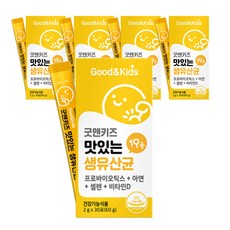 굿앤키즈 맛있는 생유산균 30포, 60g, 5개