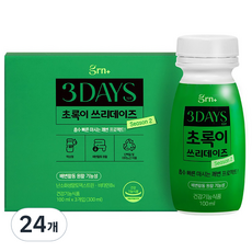 GRN 초록이 쓰리데이즈 시즌2, 100ml, 24개