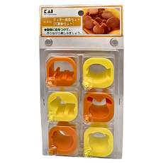 貝印 DL-5145 動物造型餅乾模(6款入)，可愛動物造型，輕鬆製作獨特餅乾，親子烘焙首選, 1入
