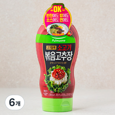 풀무원 고기듬뿍 소고기 볶음 고추장, 360g, 6개