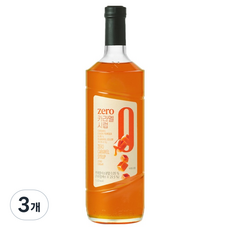 네이쳐티 zero 카라멜 시럽, 3개, 1L