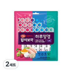 밥이보약 캣 하루양갱 간식 웰빙 8g x 10p + 체중 8g x 10p + 유리너리 8g x 10p 세트, 3종, 2세트