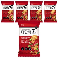 Deo Danbaek 蛋白爆米花脆片 辣味莎莎醬口味, 5包, 44g
