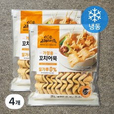 고래사어묵 가정용 꼬치어묵 밀가루 0% (냉동), 296g, 4개 296g, 4개