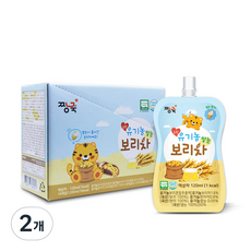 짱죽 순한 유기농 쌀눈 보리차 120ml x 10p, 보리차맛, 1200ml, 2개