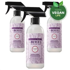 [비건라이프] 미세스메이어스클린데이 섬유&공간 탈취제 본품 라벤더향, 390ml, 3개