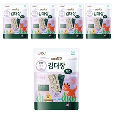 LUSOL 海苔, 烘烤海苔，酥脆可口，無添加鹽油，健康零負擔，富含礦物質，補充營養, 起司, 20g, 5包