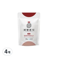 파평분식 떡볶이 소스 분말 얼얼한맛, 500g, 4개