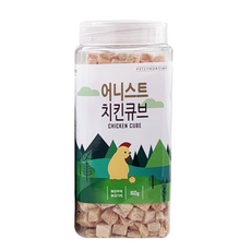 어니스트 강아지 고양이 겸용 동결건조간식 대용량, 1개, 160g, 닭가슴살 큐브
