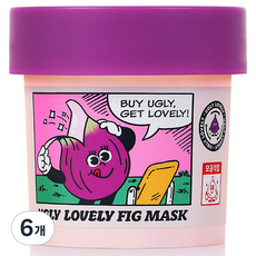 UglyLovely 豬面膜 100ml, 6個, 1入