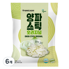 달곰삼삼 양파스틱 오리지널, 160g, 6개