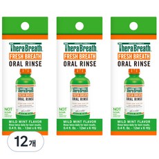  테라브레스 마일드민트 가글 휴대용 구강청결제 6p, 72ml, 12개 