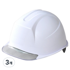 Dongmyung建設工地工地頭部保護新頭盔型透明安全帽 白色 DMS-M-3001(AM-841), 3個