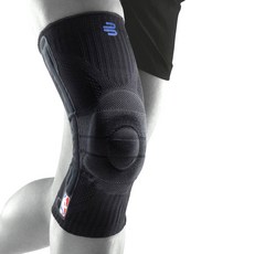 Bauerfeind NBA 專業運動護膝 黑 L號，專業運動保護，舒適透氣, 1入
