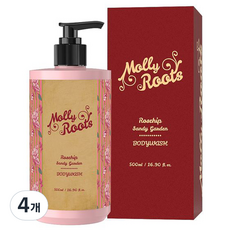 몰리루트 로즈힙 샌디가든 바디워시, 500ml, 4개
