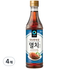 청정원 대나무숙성 멸치액젓, 1kg, 4개