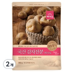 배대감 국산 감자전분, 350g, 2개