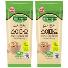 오뚜기 담백한 소이 마요네즈, 310g, 2개