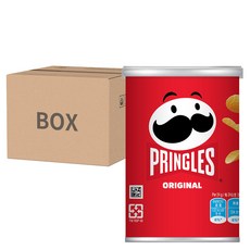 PRINGLES 品客 原味洋芋片, 8罐裝, 48g, 8罐