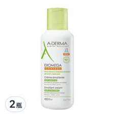 A-DERMA 艾芙美 燕麥新葉益護佳營養霜 400ml 舒緩乾癢, 2瓶