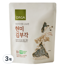 올가홀푸드 현미 김부각, 40g, 3개