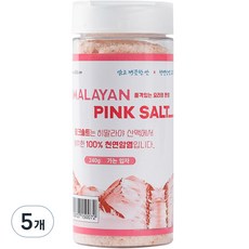 소금성 히말랴야 핑크소금 가는입자, 240g, 5개