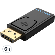벤션 DP to HDMI 변환 젠더, 6개