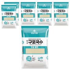 몽고간장 구포국수 진공중면, 3kg, 6개