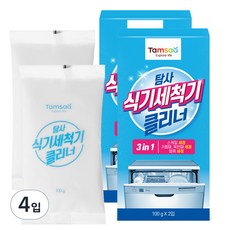 탐사 식기세척기 전용 클리너, 100g, 4개