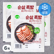 다향 순살 족발 슬라이스 (냉동), 150g, 6개