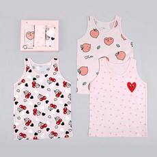 Maykids 女童印花背心 3件組