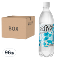 金車 CRYSTAL VALLEY 礦沛 氣泡水585ml*96瓶 (箱購), 585ml