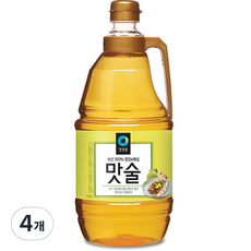 청정원 생강&매실 맛술, 1.8L, 4개