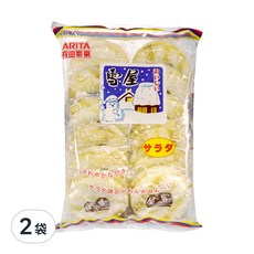 ARITA 有田製菓 雪屋 米菓原味 12包, 190g, 2袋
