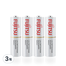 후지쯔 스탠다드 AA 충전지 2000mAh, 4개입, 3개