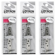 LOTRON 不銹鋼平口眉夾, L-226 型號, 3支