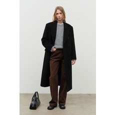 던스트 TAILORED DOUBLE BREASTED WOOL COAT UDCO4D125