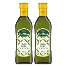 OLITALIA 奧利塔 純橄欖油，100% PURE，500毫升，原裝進口, 500ml, 2瓶