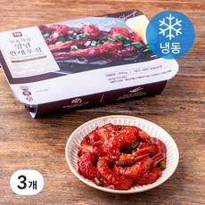 믿음게장 양념깐새우장 (냉동), 500g, 3개